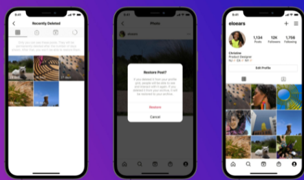 Instagram推出新功能以恢复已删除的内容