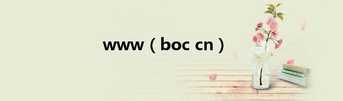 www（boc cn）