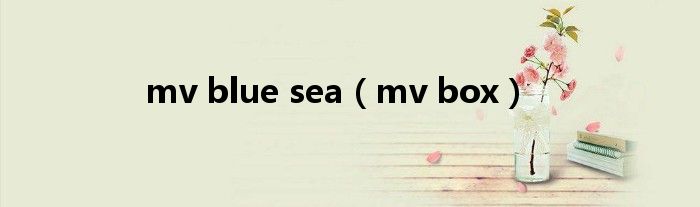 mv blue sea（mv box）