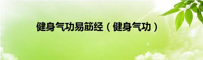 健身气功易筋经（健身气功）