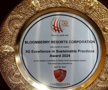 Bloomberry荣获剑桥IFA2024年3G奖