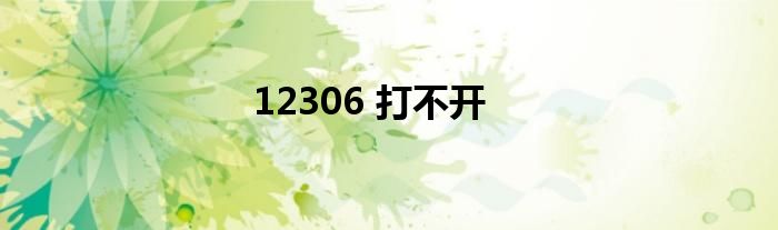 12306 打不开