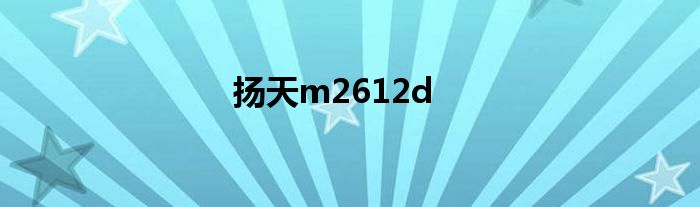 扬天m2612d